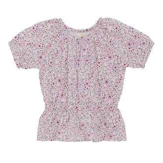 CREAMIE HAUT STRUCTURÉ FLEURI - CRÈME