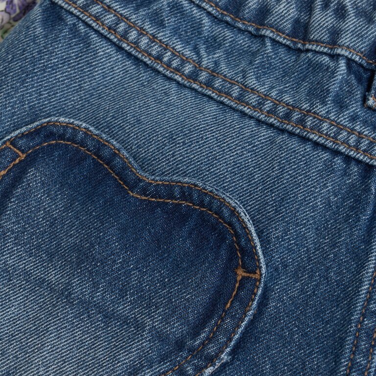 CREAMIE SHORT EN JEANS - BLEU MOYEN