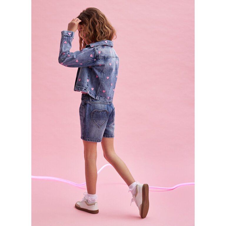 CREAMIE SHORT EN JEANS - BLEU MOYEN