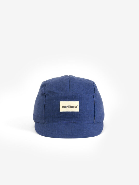 CARIBOU CASQUETTE EN LIN - INDIGO