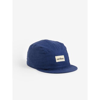 CARIBOU CASQUETTE EN LIN - INDIGO