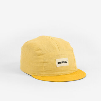 CARIBOU CASQUETTE EN LIN - DUO JAUNE