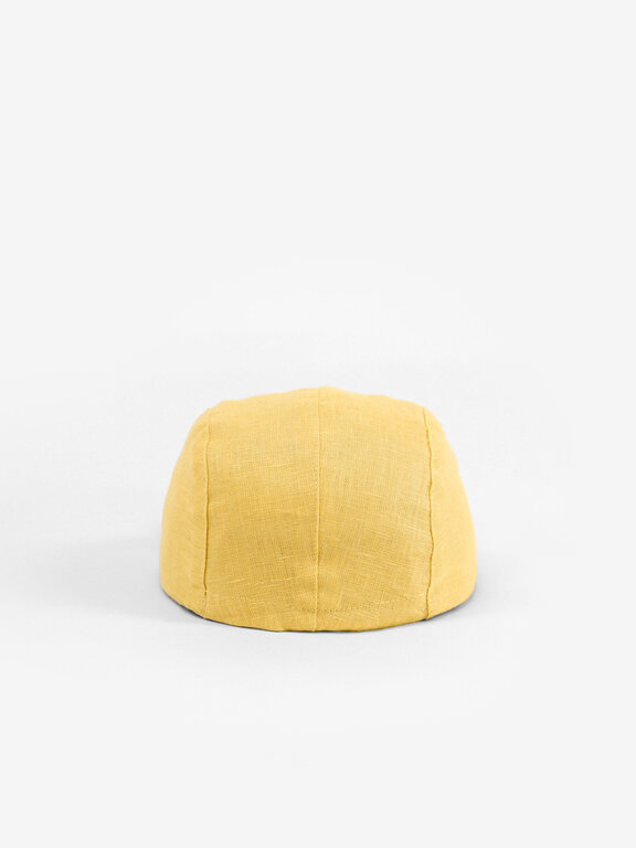 CARIBOU CASQUETTE EN LIN - DUO JAUNE