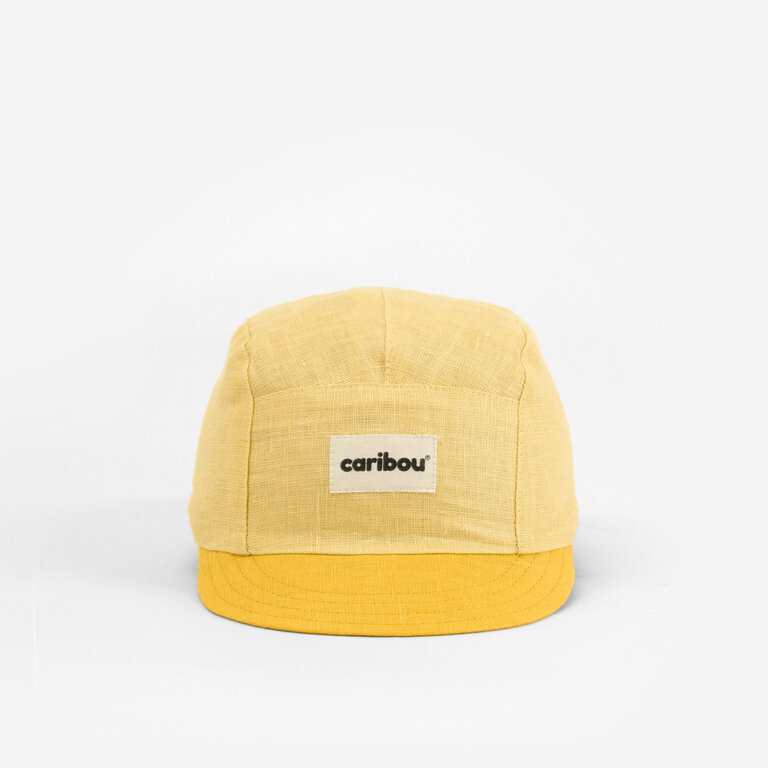 CARIBOU CASQUETTE EN LIN - DUO JAUNE
