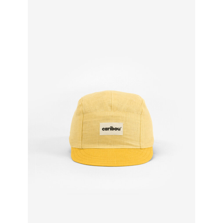 CARIBOU LINEN CAP - YELLOW DUO