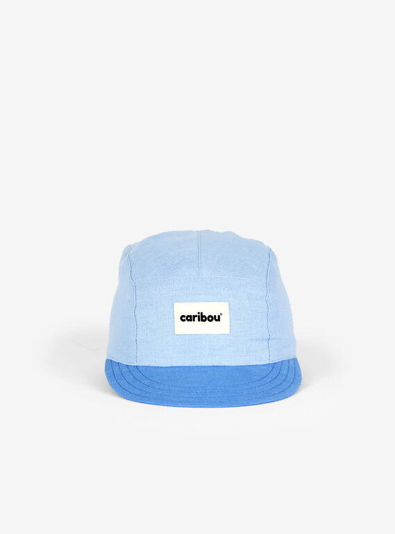 CARIBOU CASQUETTE EN LIN - DUO BLEU PÂLE