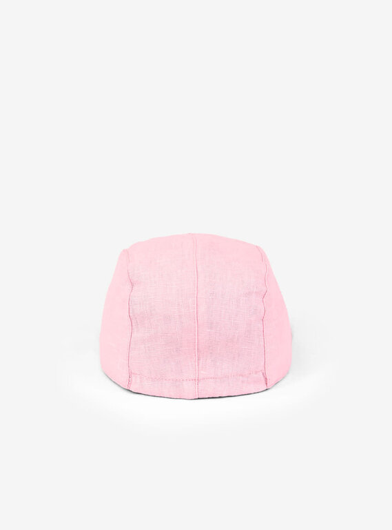 CARIBOU CASQUETTE EN LIN - DUO ROSE PÂLE