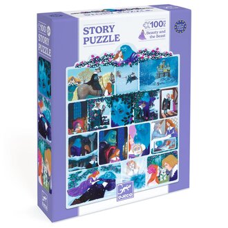 DJECO PUZZLE HISTOIRE 100 PCS - LA BELLE ET LA BÊTE