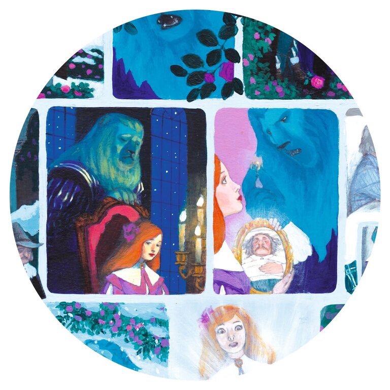 DJECO PUZZLE HISTOIRE 100 PCS - LA BELLE ET LA BÊTE