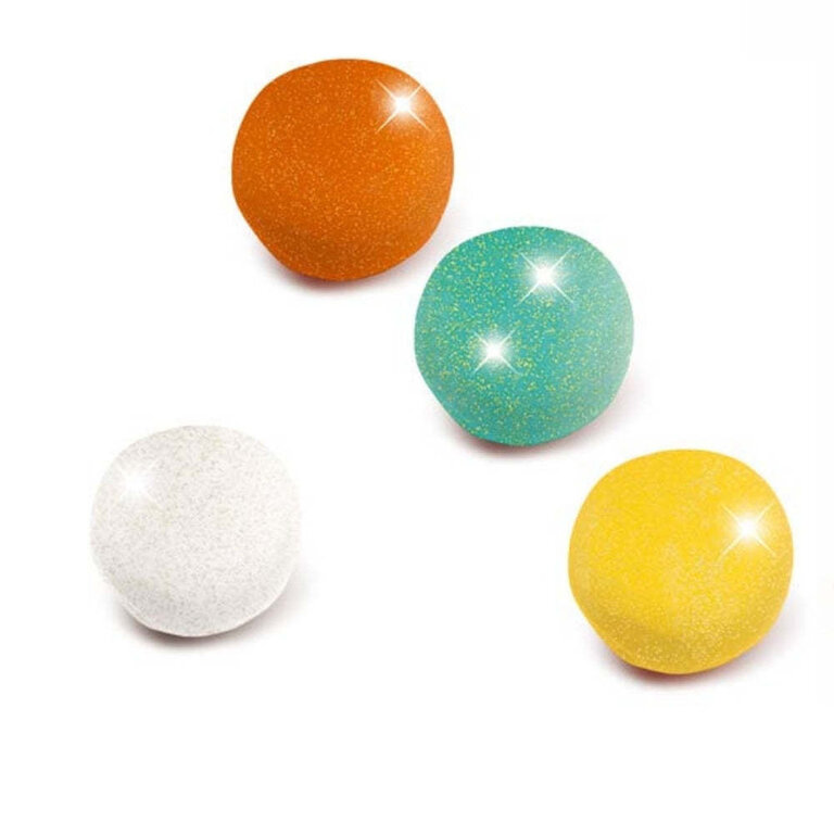 DJECO PÂTE À MODELER - 4 POTS - PAILLETTÉES