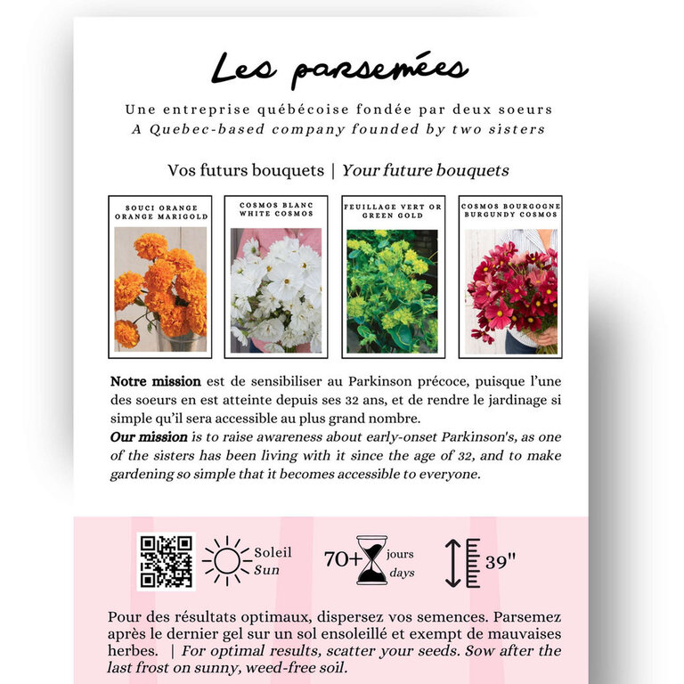 LES PARSEMÉES BOUQUET 70 JOURS (4 VARIÉTÉS)