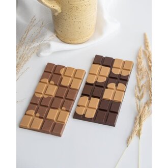 CHOCO CHOCOLAT TABLETTE SÉSAME ET CHOCOLAT BLANC CARAMÉLISÉ - CHOCOLAT AU LAIT