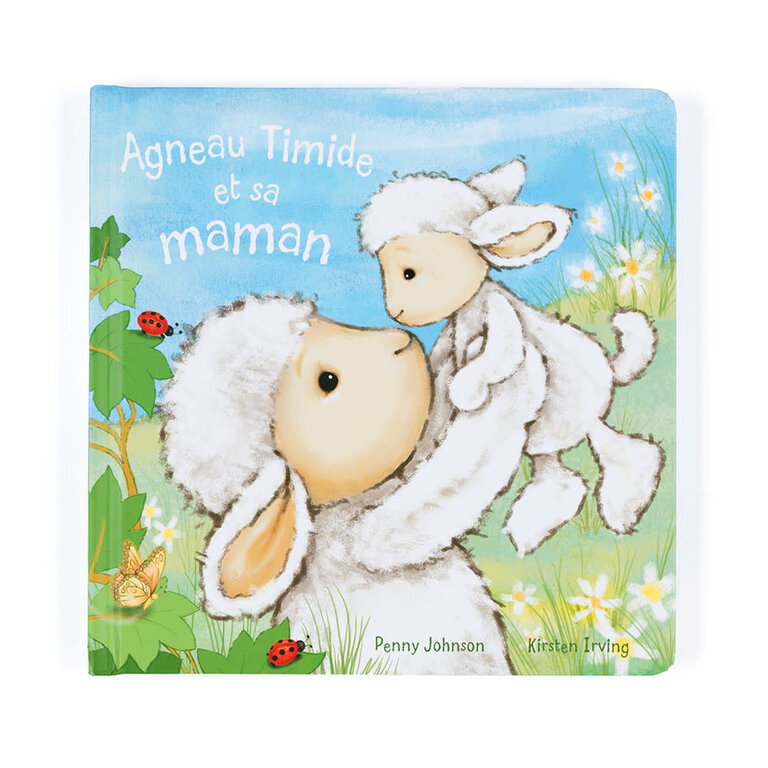 JELLYCAT LIVRE - AGNEAU TIMIDE ET SA MAMAN