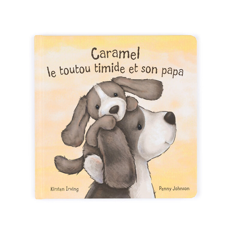JELLYCAT LIVRE - CARAMEL LE TOUTOU TIMIDE ET SON PAPA