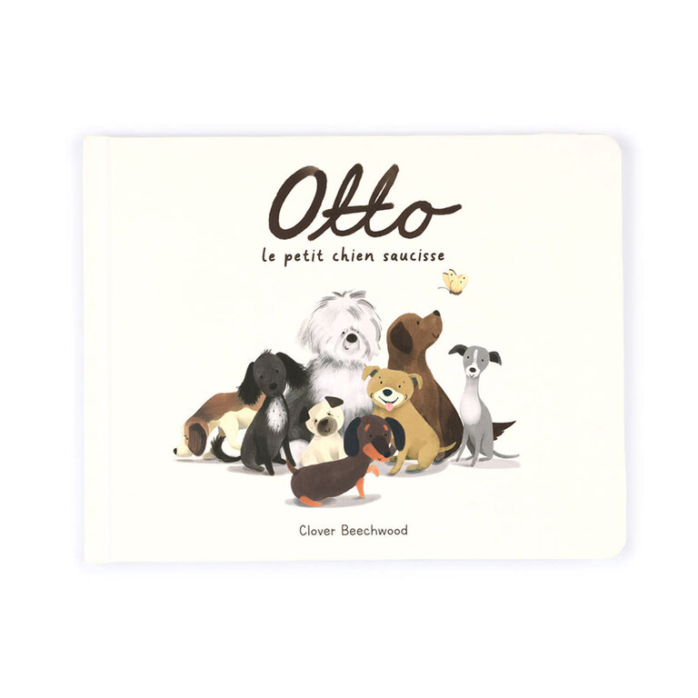 JELLYCAT LIVRE - OTTO LE PETIT CHIEN SAUCISSE