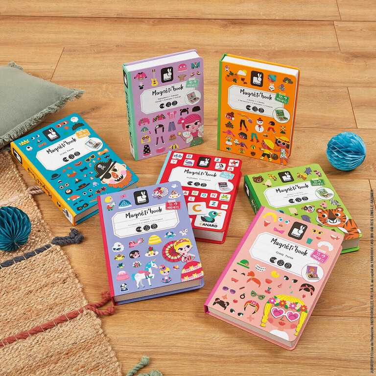 JANOD MAGNETI'BOOK - VISAGES FOUS GARÇONS