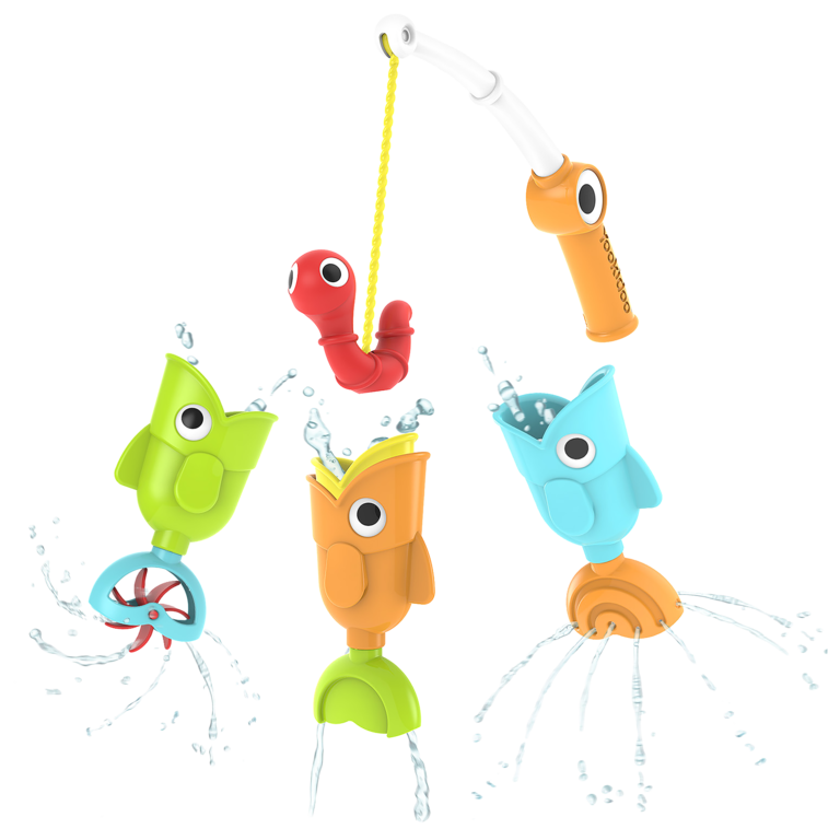 YOOKIDOO JOUET DE BAIN - ENS. DE PÊCHE ATTRAPE & ARROSE