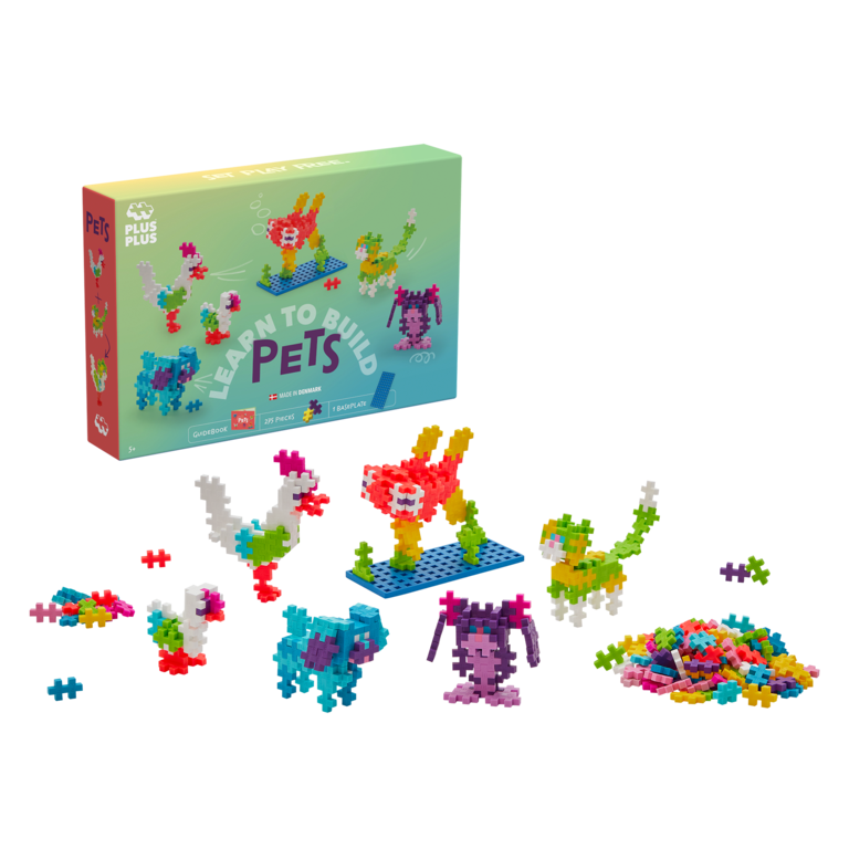 PLUS-PLUS LEARN TO BUILD - ANIMAUX DE COMPAGNIE