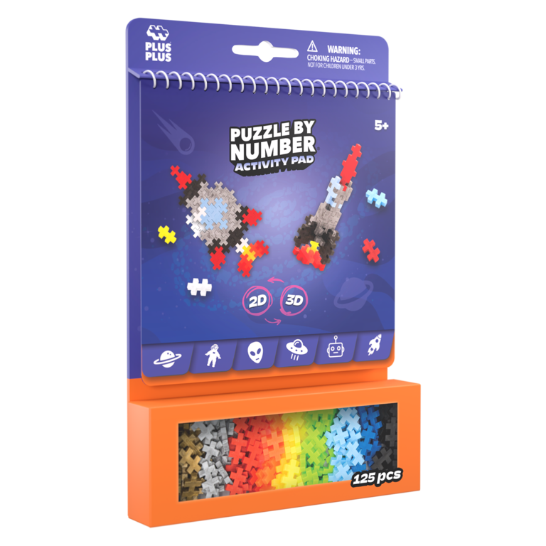 PLUS-PLUS CARNET D'ACTIVITÉS 125MCX - ESPACE