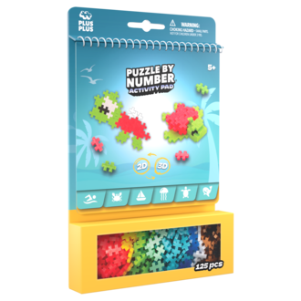 PLUS-PLUS CARNET D'ACTIVITÉS 125MCX - OCÉAN