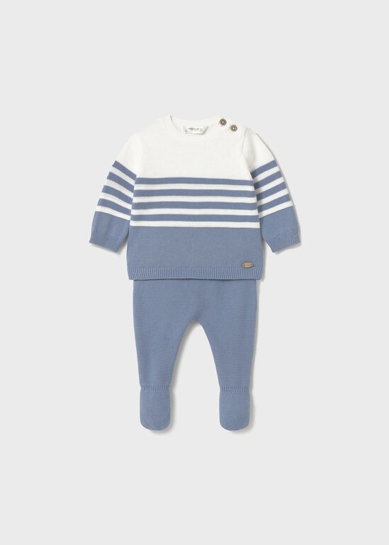 MAYORAL ENSEMBLE EN TRICOT POUR BÉBÉ - BLEU