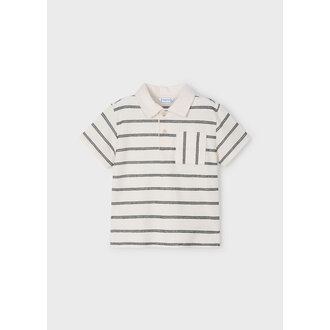 MAYORAL POLO AVEC RAYURES - ÉCRU
