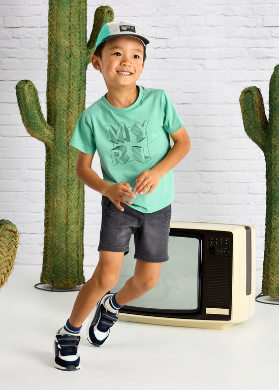 MAYORAL BERMUDA EN DENIM - GRIS