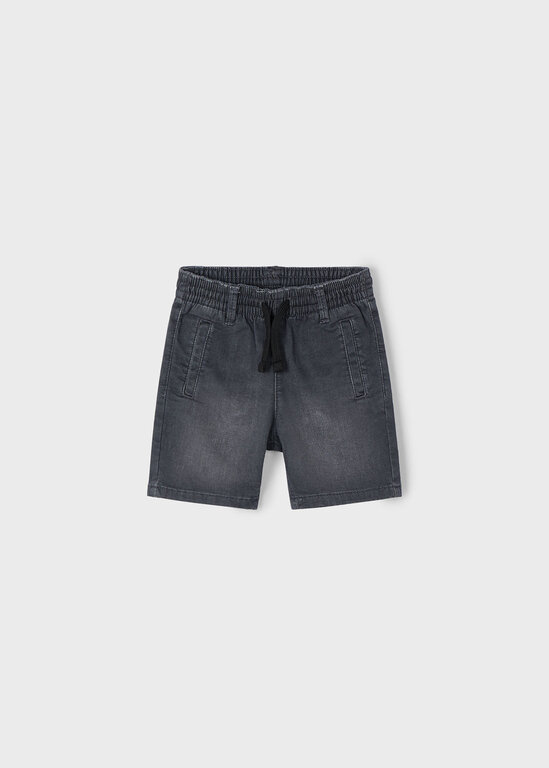 BERMUDA EN DENIM - GRIS