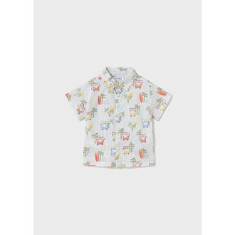 MAYORAL CHEMISE MANCHES COURTES IMPRIMÉE - PLANCHES ET VANS