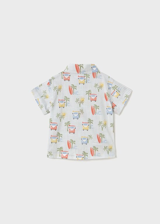 MAYORAL CHEMISE MANCHES COURTES IMPRIMÉE - PLANCHES ET VANS