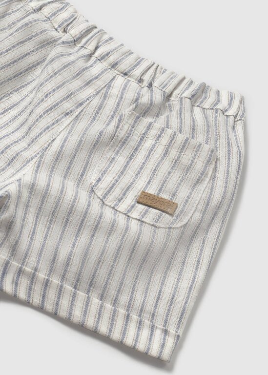 MAYORAL SHORT EN LIN LIGNÉ - NATUREL