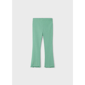 LEGGING ÉVASÉ CÔTELÉ - MENTHE
