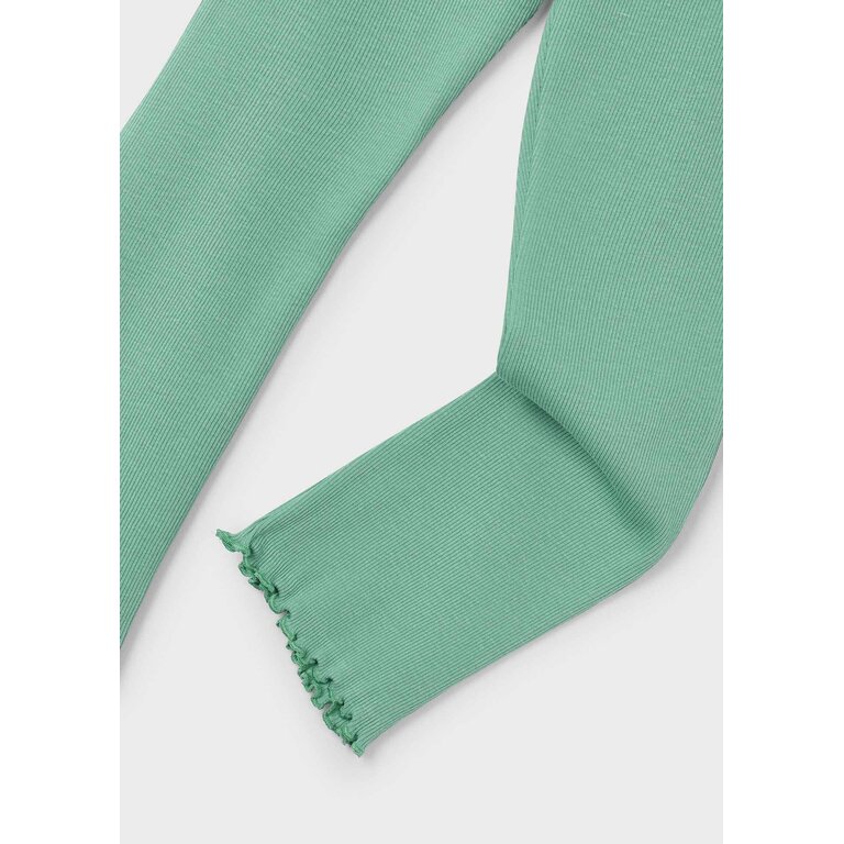 MAYORAL RIBBED FLARE LEGGINGS - MINT