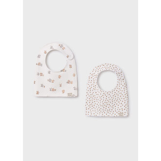 MAYORAL ENSEMBLE DE DEUX BAVOIRS IMPRIMÉS - NATUREL