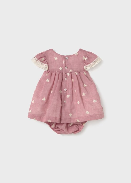 MAYORAL ROBE ET CULOTTE BRODERIES DE PAPILLONS - HIBISCUS