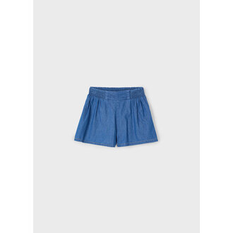 MAYORAL SHORT FLUIDE EN DENIM - BLEU MOYEN