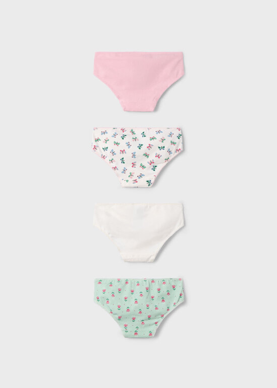 PAQUET DE 4 CULOTTES - ROSE