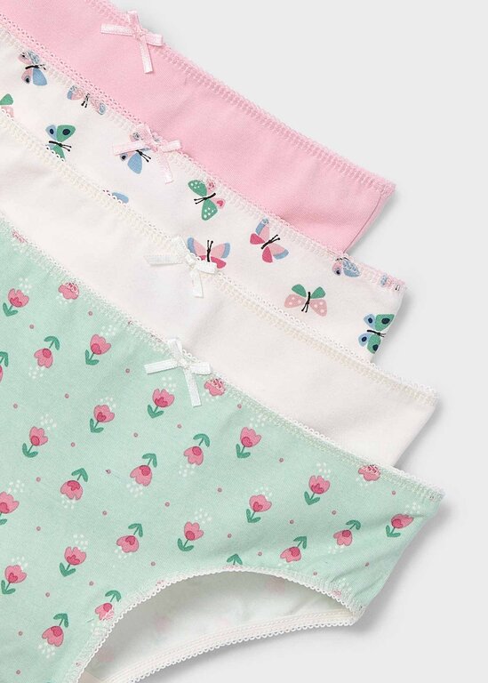 PAQUET DE 4 CULOTTES - ROSE
