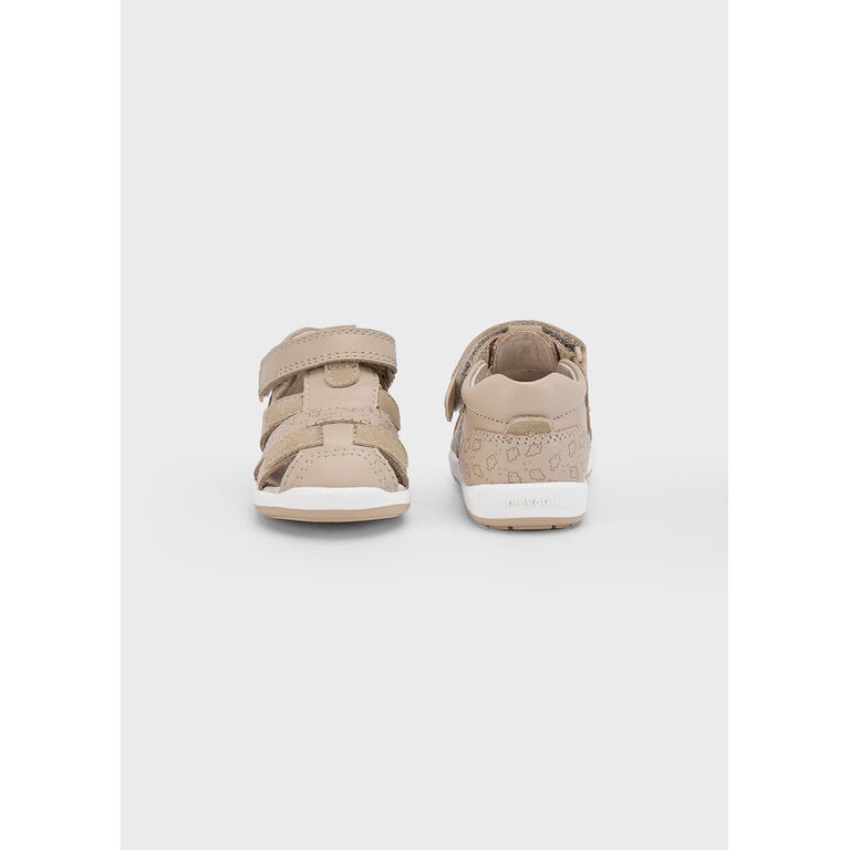 MAYORAL GENUINE LEATHER SANDALS - BEIGE