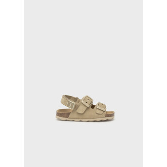 MAYORAL SANDALES EN SUÈDE VÉRITABLE - SABLE
