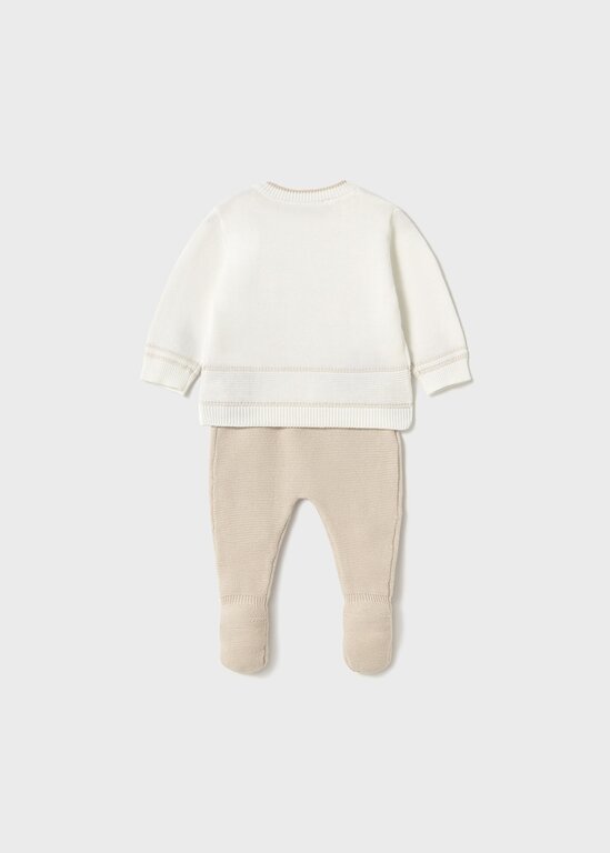 MAYORAL ENSEMBLE EN TRICOT POUR BÉBÉ - BEIGE