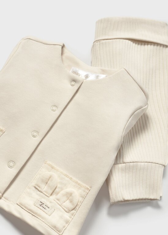 MAYORAL ENSEMBLE 3 PIÈCES OURSONS - BEIGE