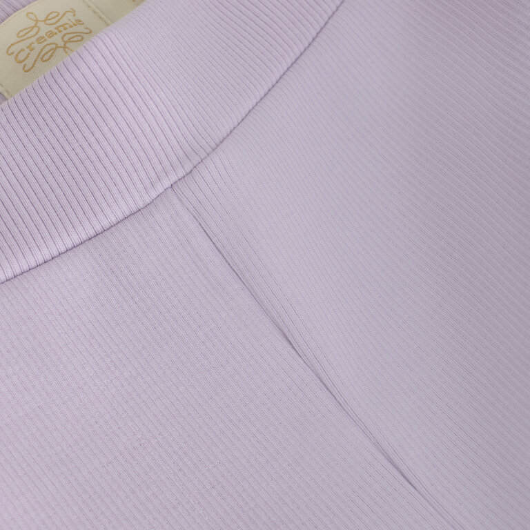 CREAMIE LEGGING FLARE CÔTELÉ - LILAS