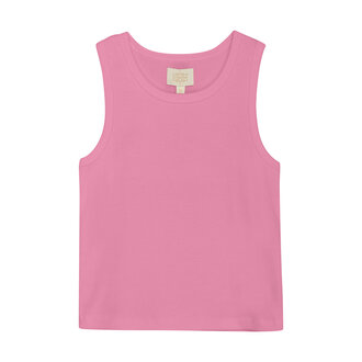 CREAMIE CAMISOLE CÔTELÉE - ROSE