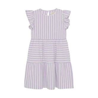 CREAMIE ROBE EN JERSEY RAYÉ - LILAS