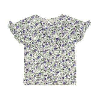 CREAMIE T-SHIRT EN JERSEY À VOLANTS - VERT