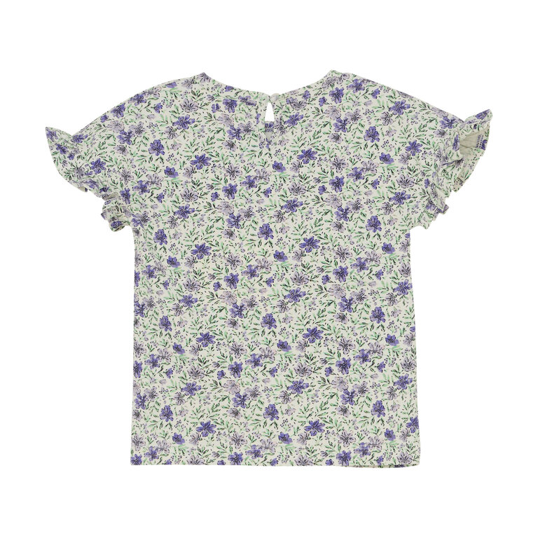 CREAMIE T-SHIRT EN JERSEY À VOLANTS - VERT