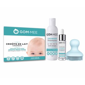 GOMMEE TRAITEMENT CROÛTE DE LAIT (CHAPEAU) POUR BÉBÉ