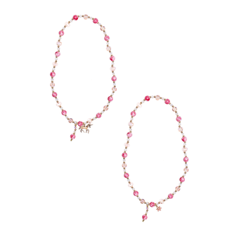 GREAT PRETENDERS COLLIER EN CRISTAL ROSE