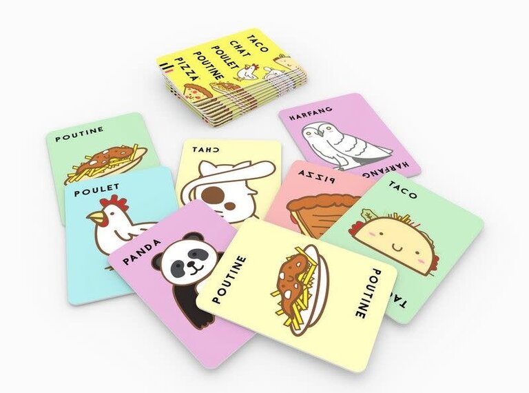 BLUE ORANGE JEU DE CARTES - TACO, CHAT, POULET... SUR LE DOS